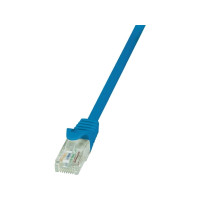 Produktbild för LogiLink EconLine - patch-kabel - 25 cm - blå
