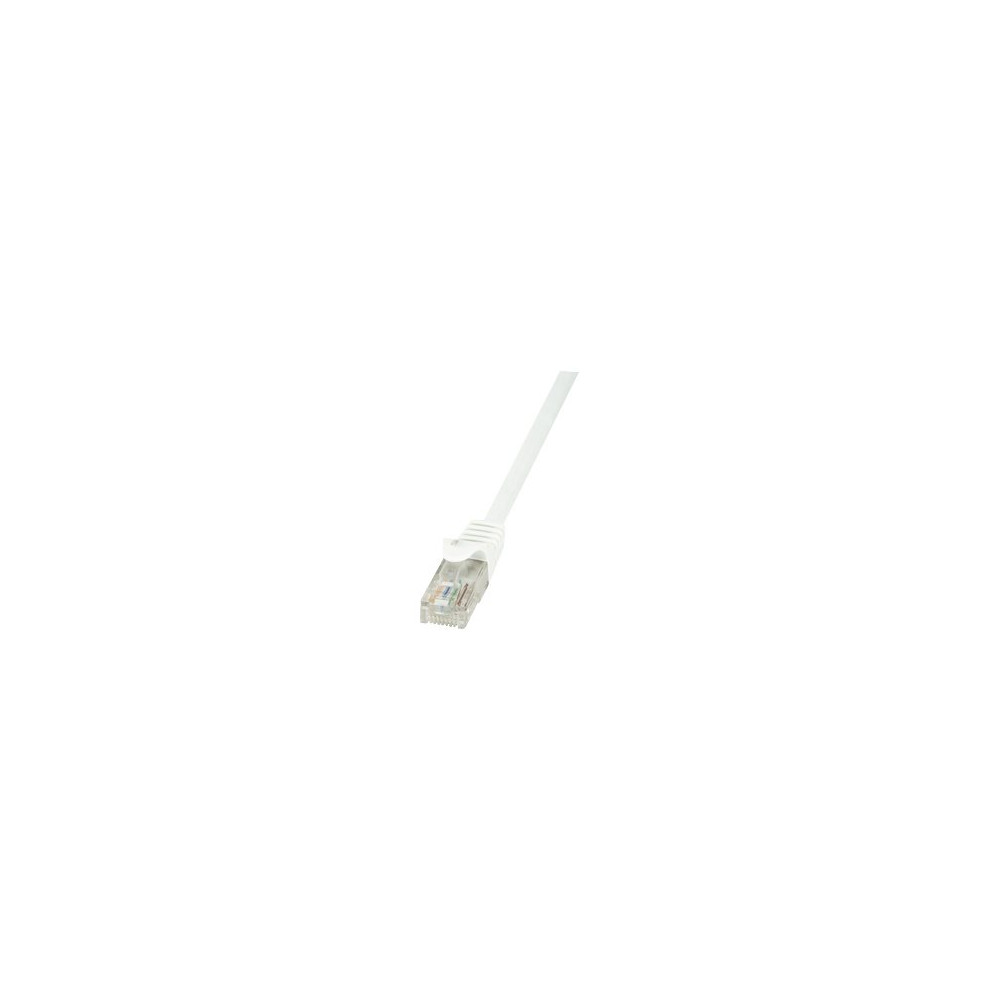 Produktbild för LogiLink EconLine - patch-kabel - 5 m - vit