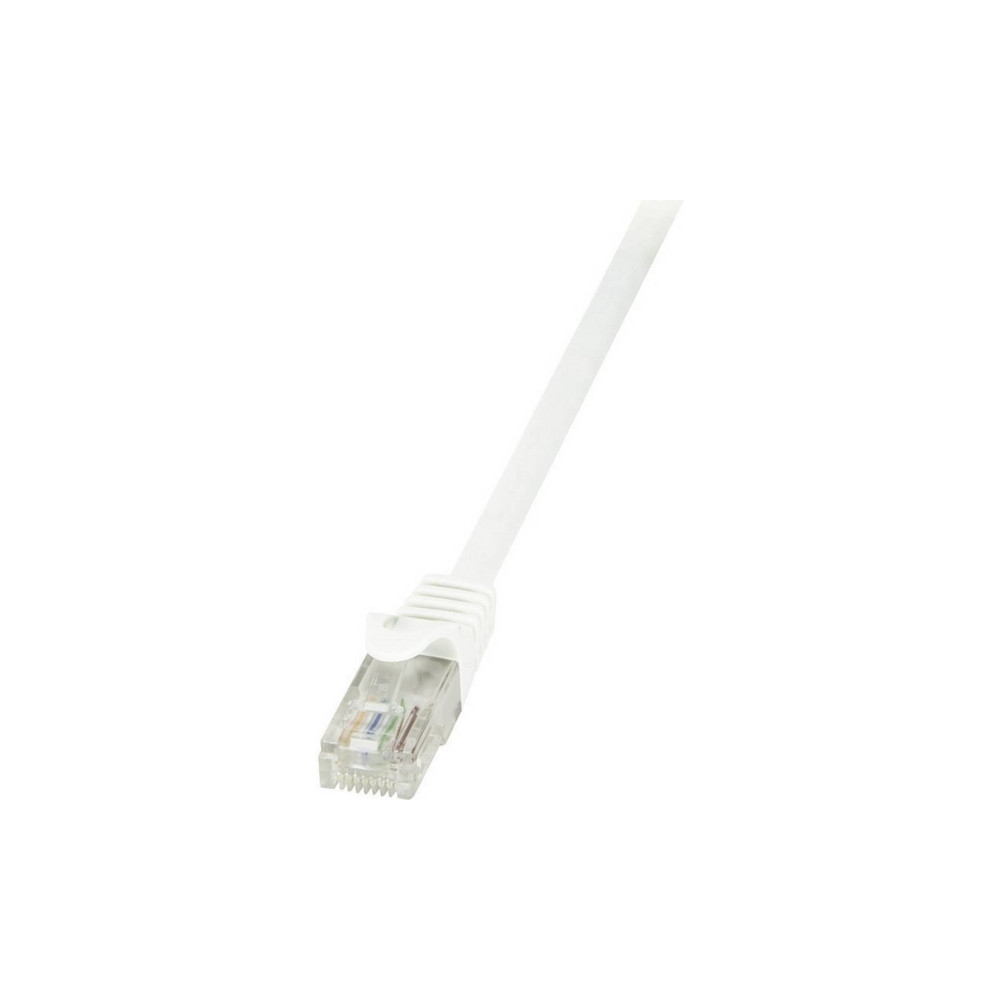 Produktbild för LogiLink EconLine - patch-kabel - 5 m - vit