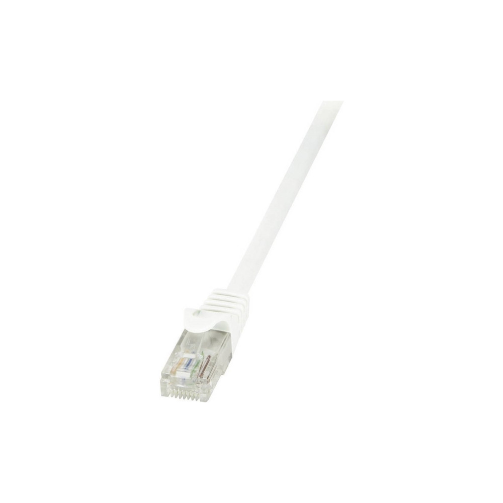 Produktbild för LogiLink EconLine - patch-kabel - 25 cm - vit