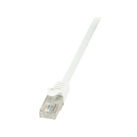 Produktbild för LogiLink EconLine - patch-kabel - 25 cm - vit