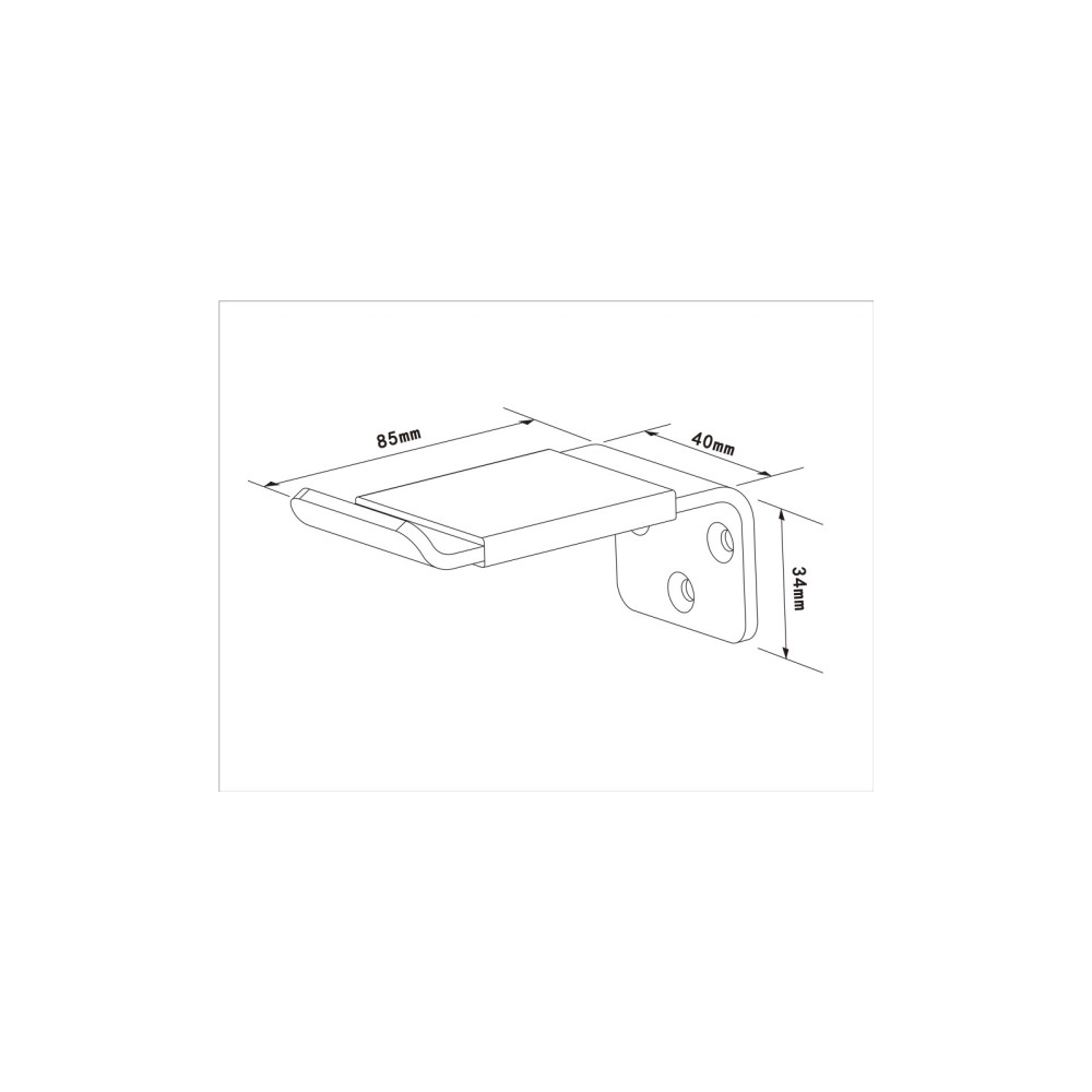 Produktbild för Multibrackets M Headset Holder monteringssats - för hörlurar/headset - vit