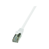 Produktbild för LogiLink EconLine - patch-kabel - 7.5 m - vit