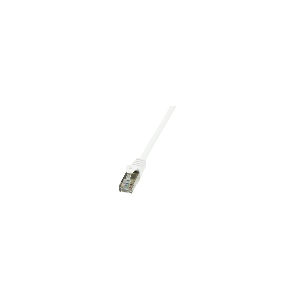 Produktbild för LogiLink EconLine - patch-kabel - 7.5 m - vit