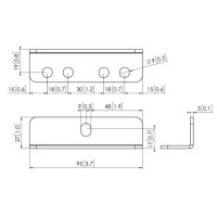 Produktbild för Vogel's Connect-It PFA 9126 PFB 34XX monteringssats - för LCD-display - svart