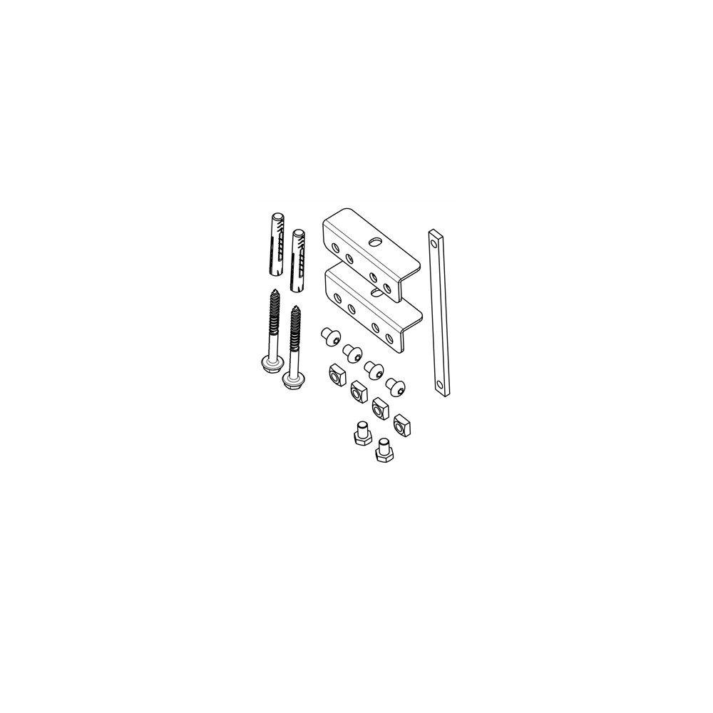Produktbild för Vogel's Connect-It PFA 9126 PFB 34XX monteringssats - för LCD-display - svart
