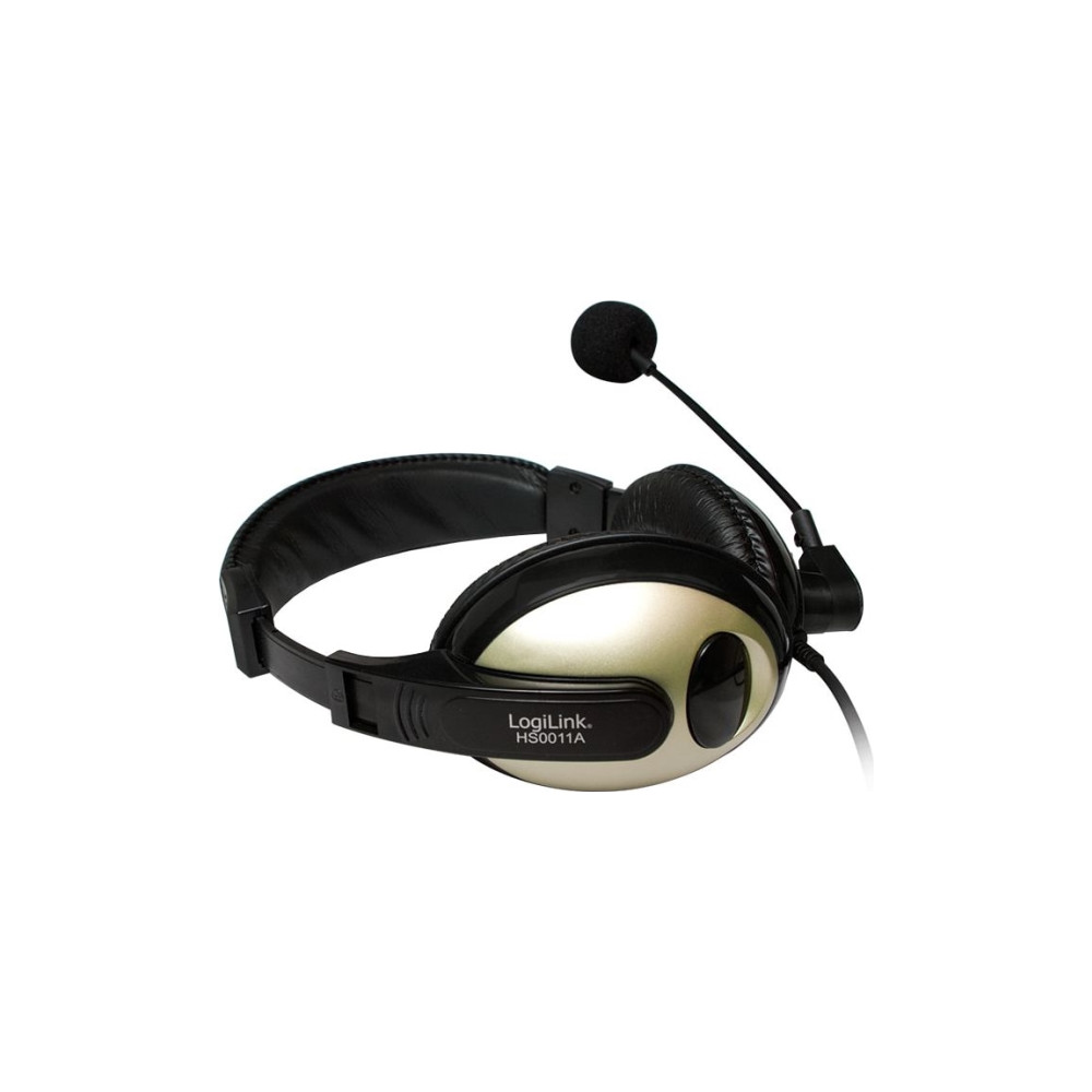 Produktbild för LogiLink Stereo Headset with High Comfort - headset