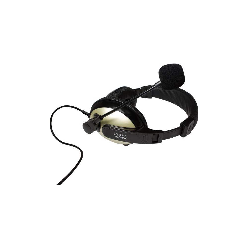 Produktbild för LogiLink Stereo Headset with High Comfort - headset