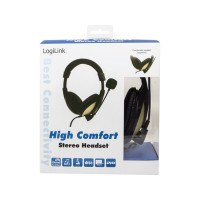 Produktbild för LogiLink Stereo Headset with High Comfort - headset