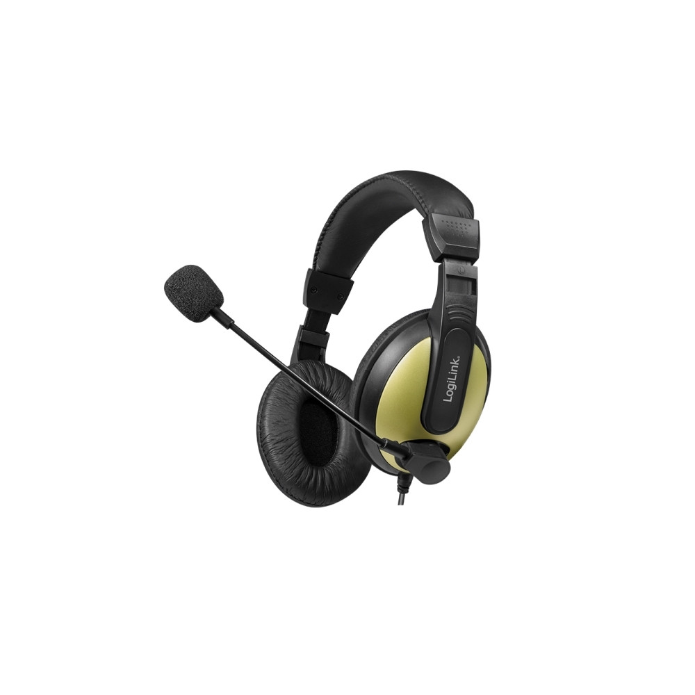 Produktbild för LogiLink Stereo Headset with High Comfort - headset