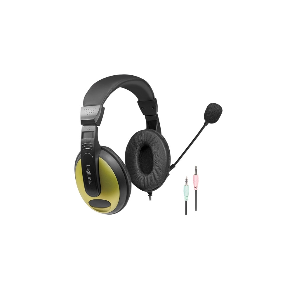 Produktbild för LogiLink Stereo Headset with High Comfort - headset