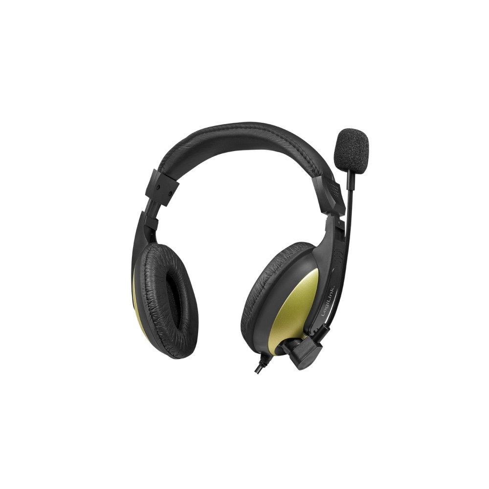 Produktbild för LogiLink Stereo Headset with High Comfort - headset