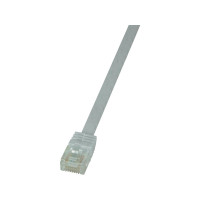 Produktbild för LogiLink SlimLine - patch-kabel - 5 m - vit
