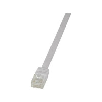 Produktbild för LogiLink SlimLine - patch-kabel - 5 m - vit