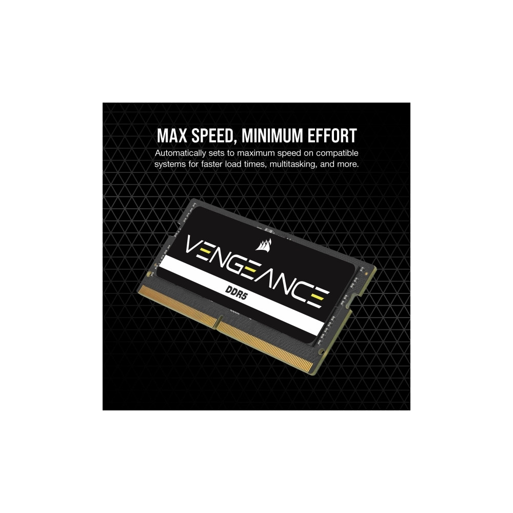 Produktbild för CORSAIR Vengeance - DDR5 - sats - 48 GB: 2 x 24 GB - SO DIMM 262-pin - 2400 MHz / PC5-38400