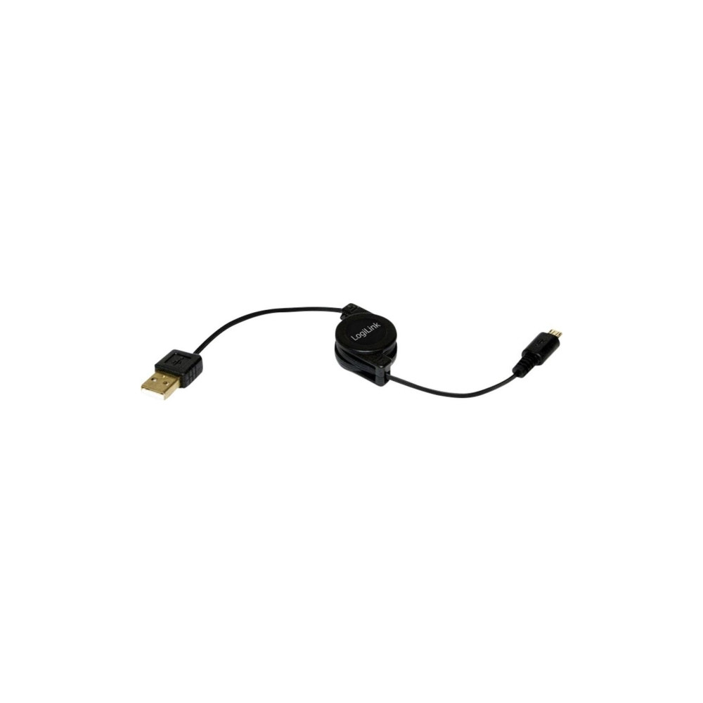 Produktbild för LogiLink - USB-kabel - USB till mikro-USB typ B - 75 cm