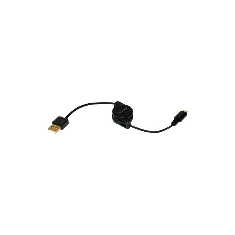 Produktbild för LogiLink - USB-kabel - USB till mikro-USB typ B - 75 cm