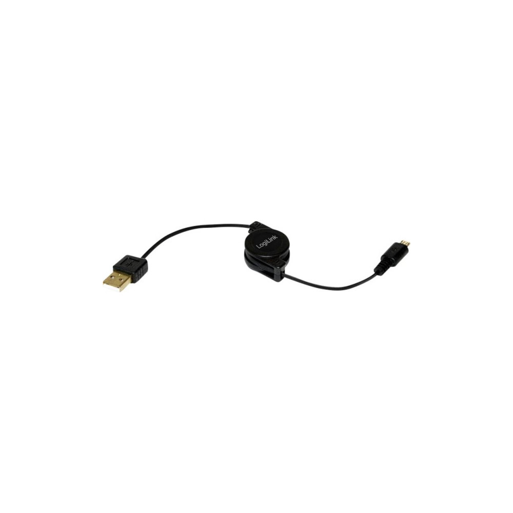 Produktbild för LogiLink - USB-kabel - USB till mikro-USB typ B - 75 cm