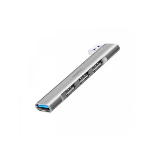 LogiLink USB 3.2 Gen1 Hub, 4-portar, USB-A, 1x USB3.0 AF, 3x... - Adaptrar & Hubbar