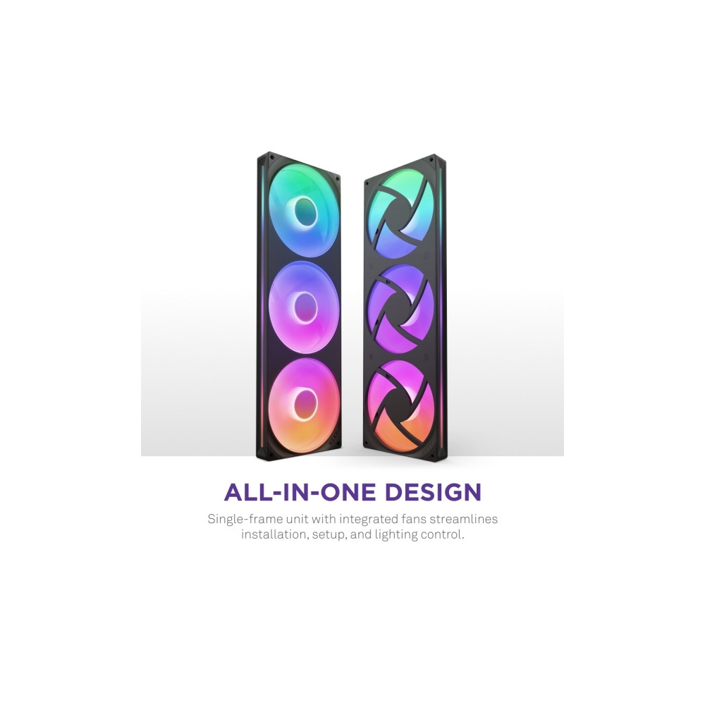 Produktbild för NZXT F Series F420 RGB Core - fläktenhet med enkel ram