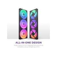 Produktbild för NZXT F Series F420 RGB Core - fläktenhet med enkel ram