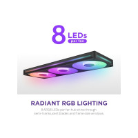 Produktbild för NZXT F Series F420 RGB Core - fläktenhet med enkel ram