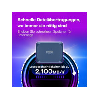 Produktbild för Crucial X10 - SSD - 4 TB - USB 3.2 Gen 2x2