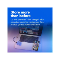 Produktbild för Crucial X10 - SSD - 4 TB - USB 3.2 Gen 2x2