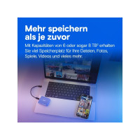 Produktbild för Crucial X10 - SSD - 4 TB - USB 3.2 Gen 2x2