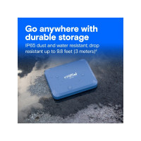 Produktbild för Crucial X10 - SSD - 4 TB - USB 3.2 Gen 2x2