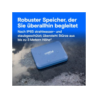 Produktbild för Crucial X10 - SSD - 4 TB - USB 3.2 Gen 2x2