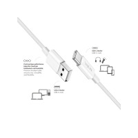 Produktbild för LogiLink CU0322, 1,5 m, USB A, USB C, USB 2.0, 0,48 Gbit/sek...