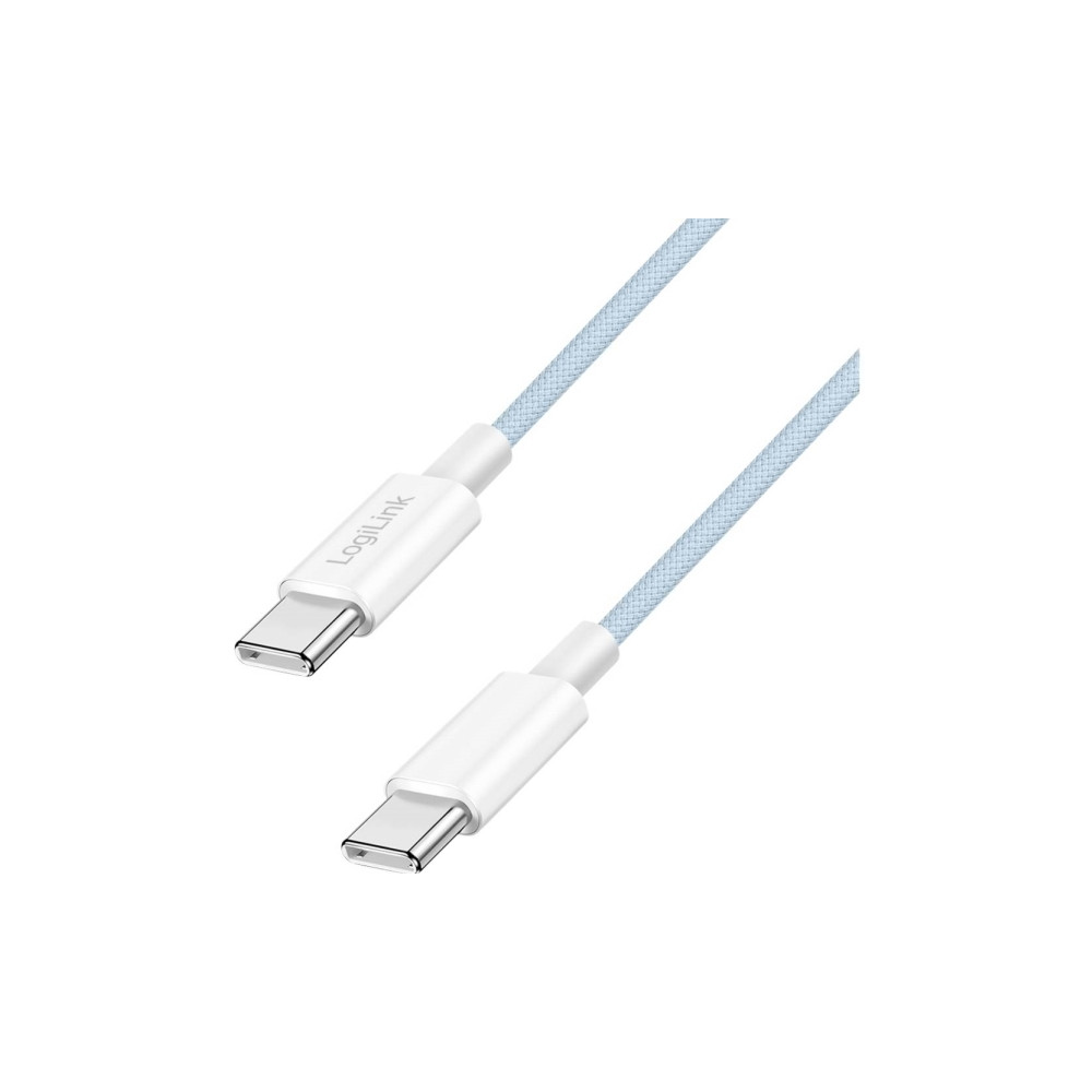 Produktbild för LogiLink CU0349, 0,5 m, USB C, USB C, USB 2.0, 0,48 Gbit/sek...