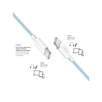 Produktbild för LogiLink CU0349, 0,5 m, USB C, USB C, USB 2.0, 0,48 Gbit/sek...