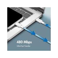 Produktbild för LogiLink CU0349, 0,5 m, USB C, USB C, USB 2.0, 0,48 Gbit/sek...