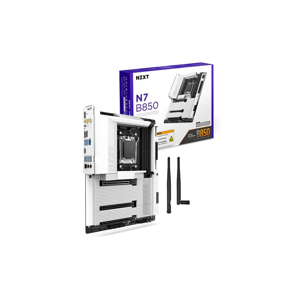 Produktbild för NZXT N7 B850 - moderkort - ATX - Socket AM5 - AMD B850