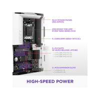 Produktbild för NZXT N7 B850 - moderkort - ATX - Socket AM5 - AMD B850