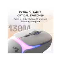 Produktbild för Glorious Gaming Model O3 Wireless, högerhand, Optisk, RF Trå...