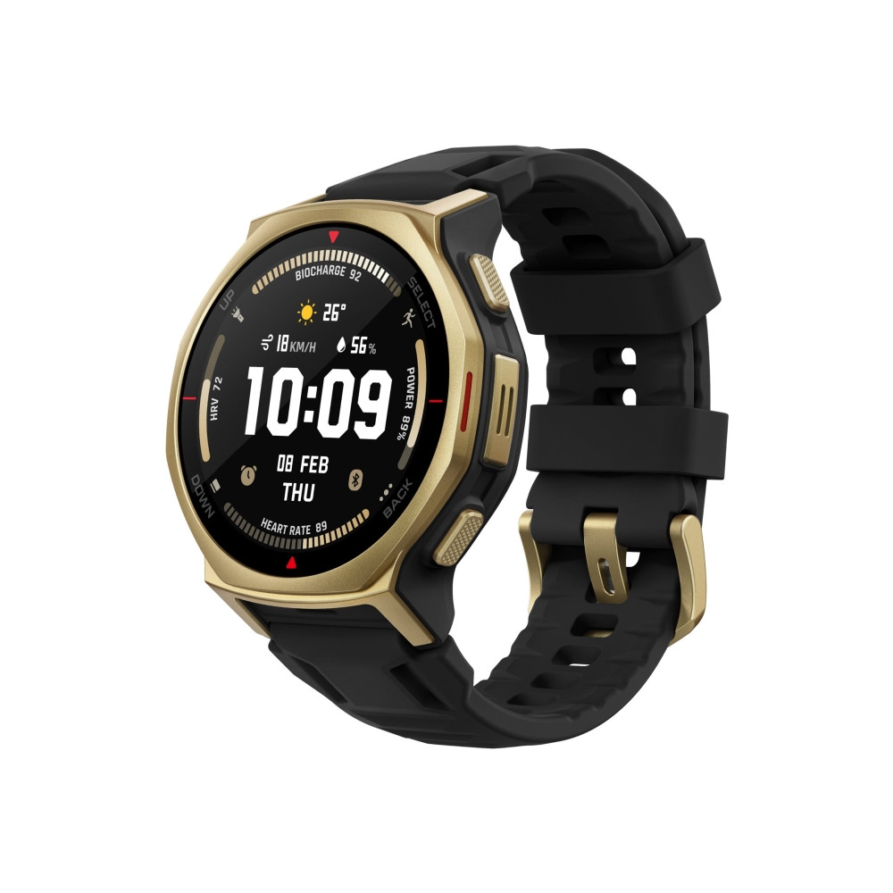 Produktbild för Amazfit T-Rex 3 Pro Ja smart klocka med rem - svart guld