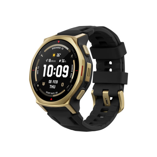 Huami Amazfit T-Rex 3 Pro Ja smart klocka med rem - svart guld