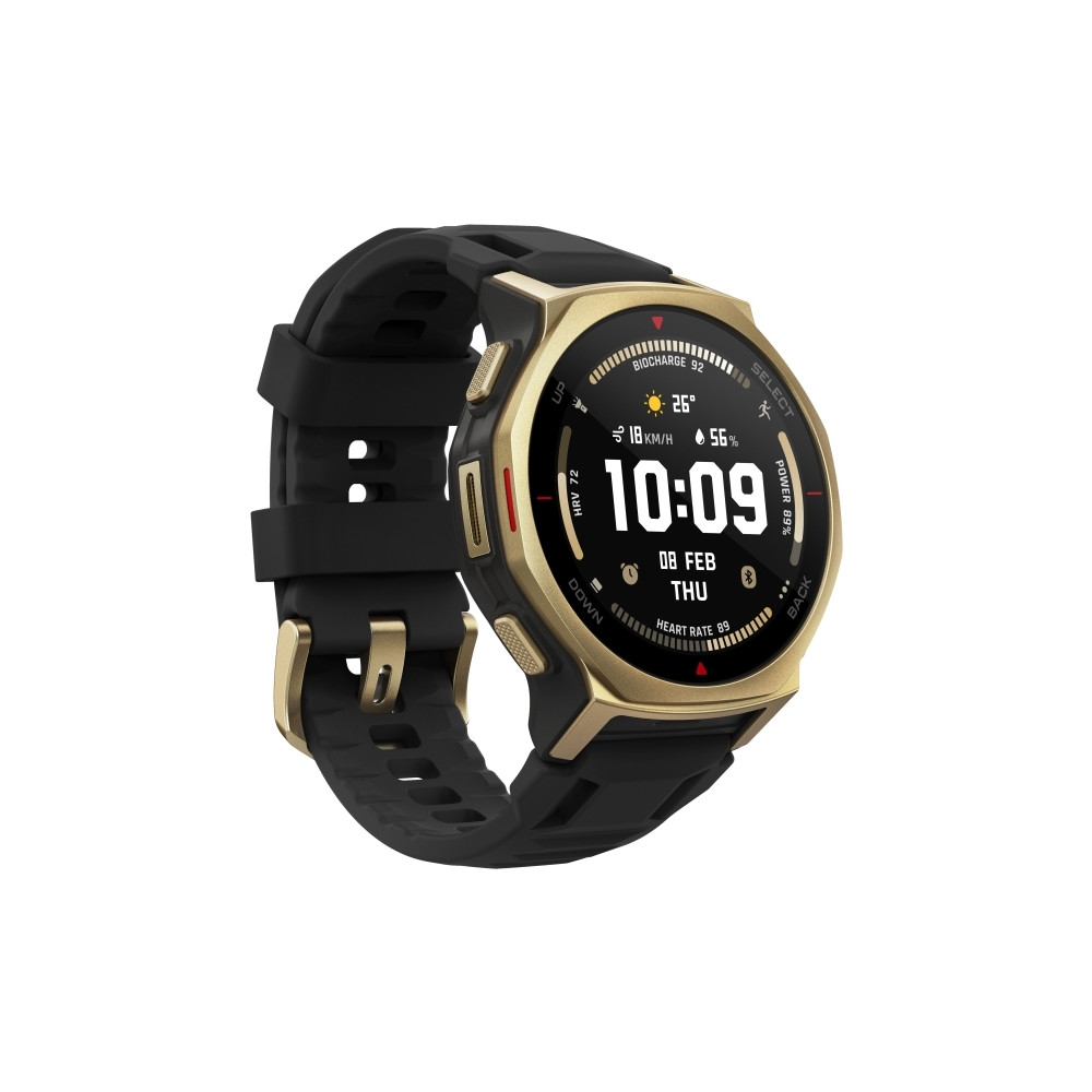 Produktbild för Amazfit T-Rex 3 Pro Ja smart klocka med rem - svart guld