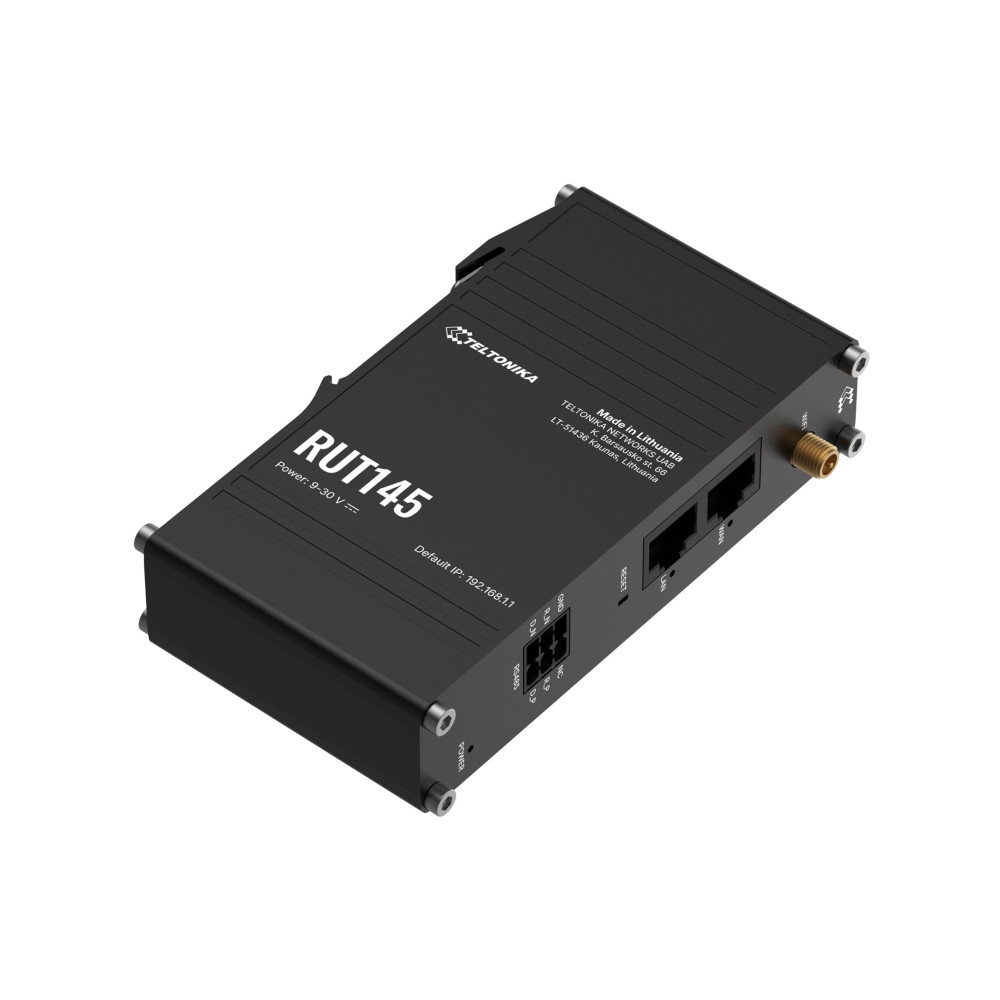 Produktbild för Teltonika RUT145 - trådlös router - Wi-Fi - DIN-skenmonterbar