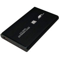 Produktbild för LogiLink Enclosure 2,5 inch S-ATA HDD USB 2.0 Alu - förvaringslåda - SATA 1.5Gb/s - USB 2.0