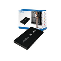 Produktbild för LogiLink Enclosure 2,5 inch S-ATA HDD USB 2.0 Alu - förvaringslåda - SATA 1.5Gb/s - USB 2.0