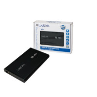 Produktbild för LogiLink Enclosure 2,5 inch S-ATA HDD USB 2.0 Alu - förvaringslåda - SATA 1.5Gb/s - USB 2.0