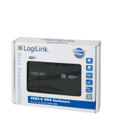 Produktbild för LogiLink Enclosure 2,5 inch S-ATA HDD USB 2.0 Alu - förvaringslåda - SATA 1.5Gb/s - USB 2.0