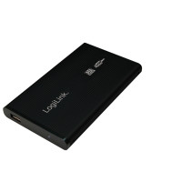 Produktbild för LogiLink Enclosure 2,5 inch S-ATA HDD USB 2.0 Alu - förvaringslåda - SATA 1.5Gb/s - USB 2.0