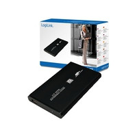 Produktbild för LogiLink Enclosure 2,5 inch S-ATA HDD USB 2.0 Alu - förvaringslåda - SATA 1.5Gb/s - USB 2.0
