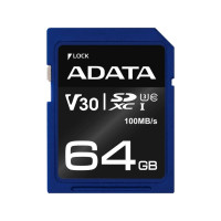 Produktbild för ADATA Premier Pro - flash-minneskort - 64 GB - SDXC UHS-I
