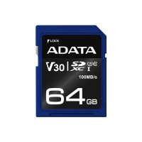 Produktbild för ADATA Premier Pro - flash-minneskort - 64 GB - SDXC UHS-I